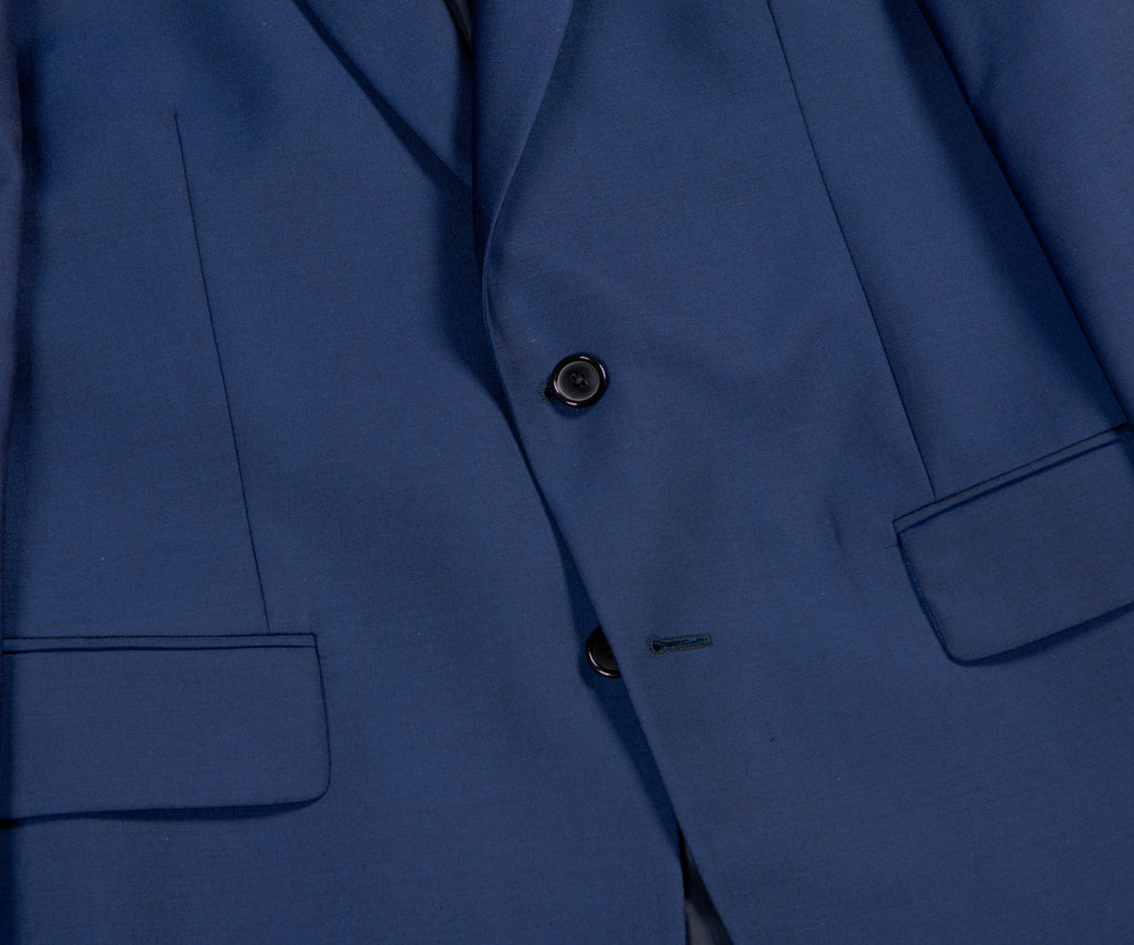 Paul Smith Soho Tailored Mohair Suit Blue