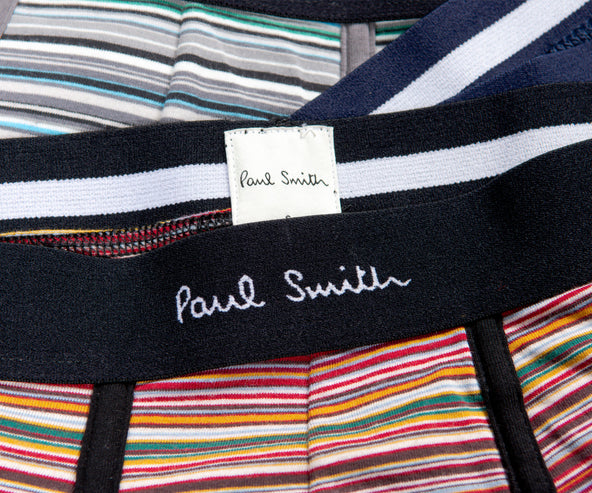 Paul Smith 5 Pack Stripe Boxer Pack Navy/Multi