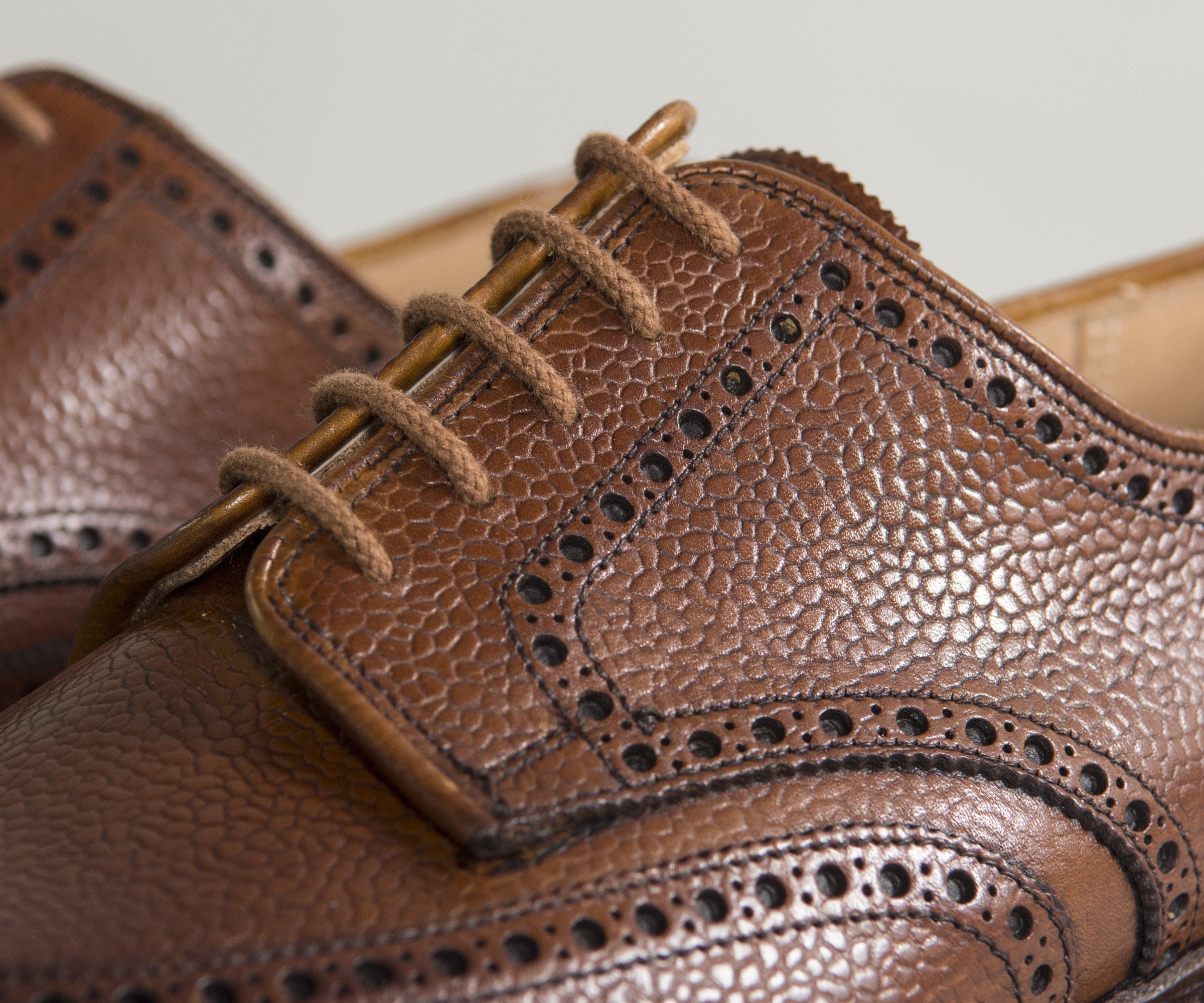 Crockett & Jones Pembroke Leather Brogues Tan