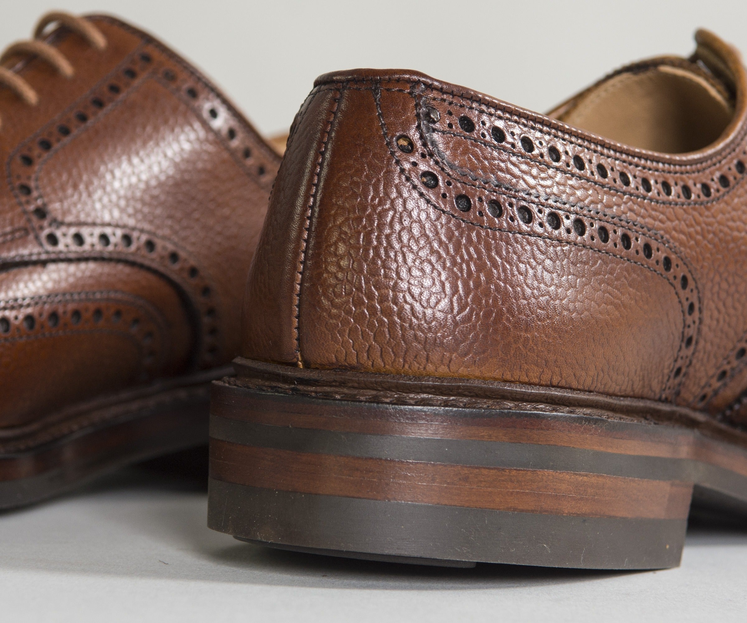 Crockett & Jones Pembroke Leather Brogues Tan