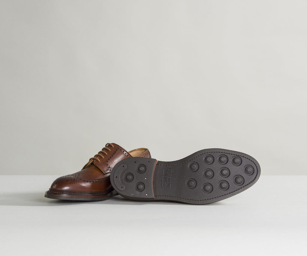 Crockett & Jones Pembroke Leather Brogues Tan