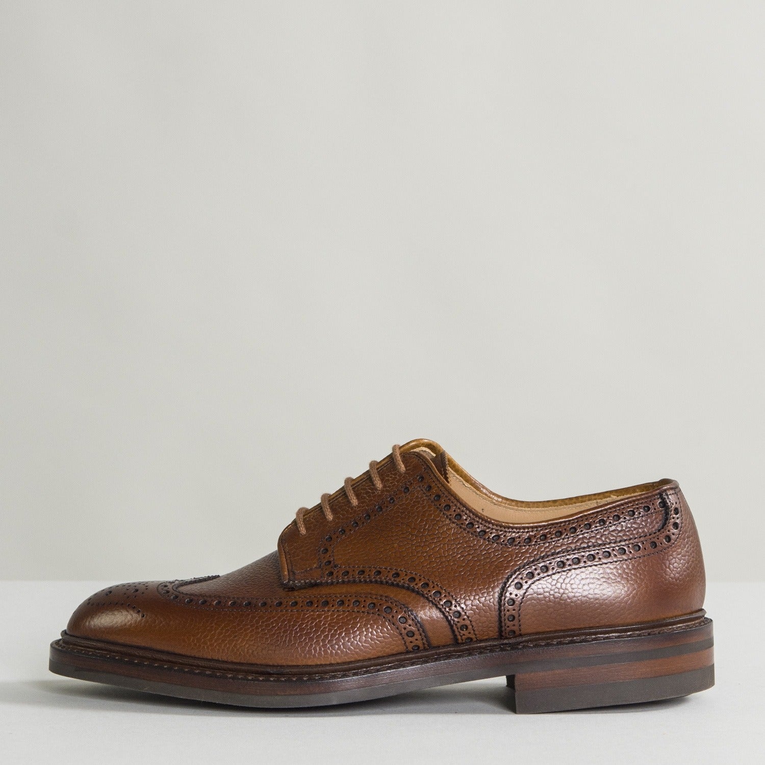Crockett & Jones Pembroke Leather Brogues Tan