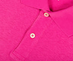 Acne Studios 'Face Logo' Polo Fuchsia Pink