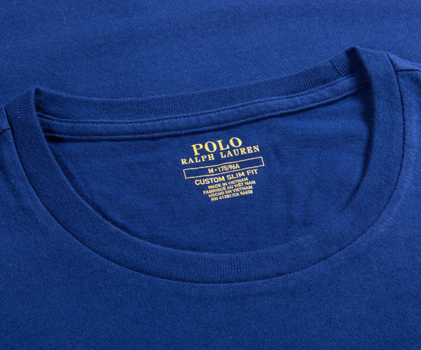Polo Ralph Lauren Plain Crew Neck T-Shirt Royal Blue