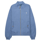 Ralph Lauren Blue Linen Harrington Jacket