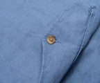 Ralph Lauren Blue Linen Harrington Jacket