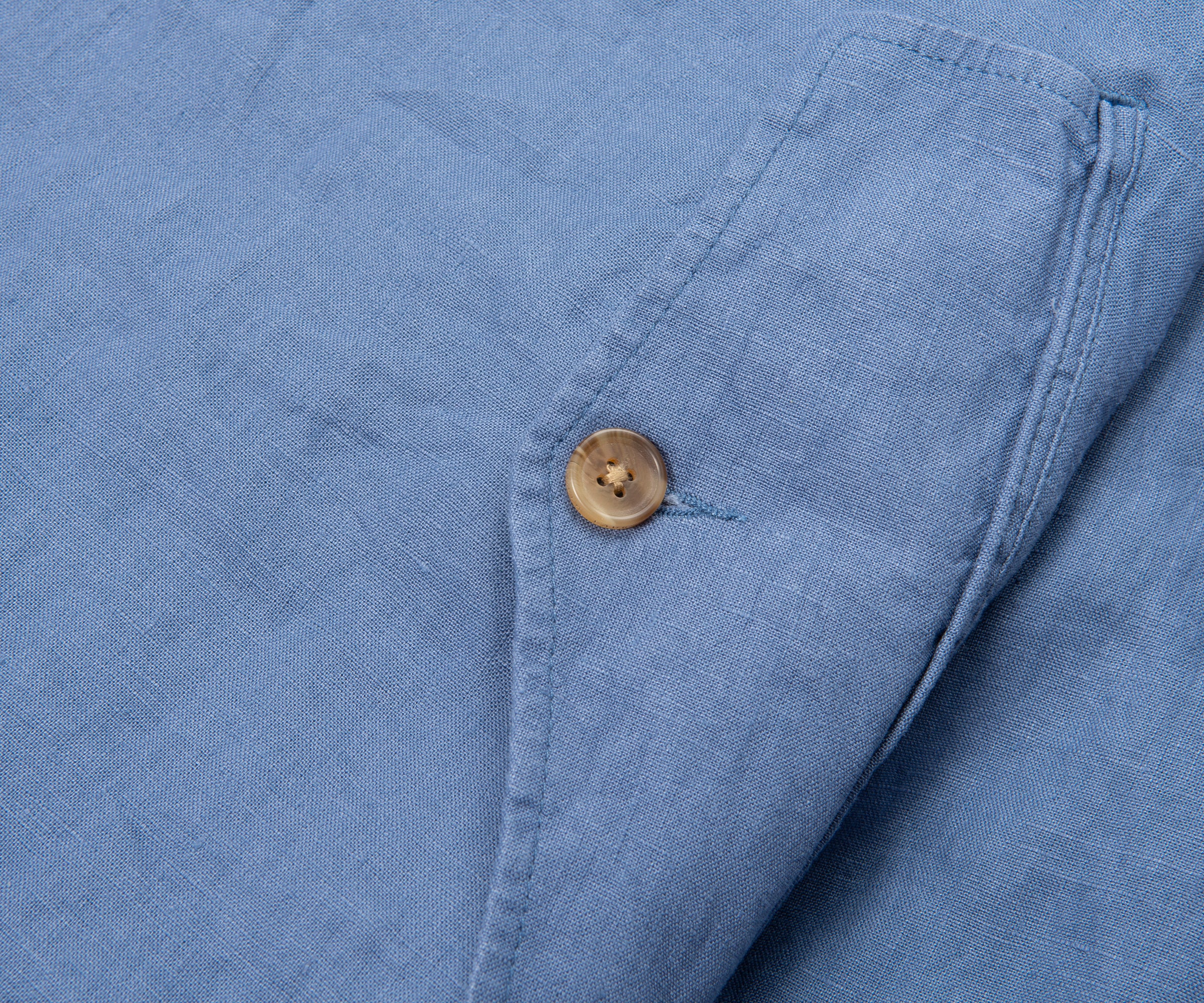 Ralph Lauren Blue Linen Harrington Jacket
