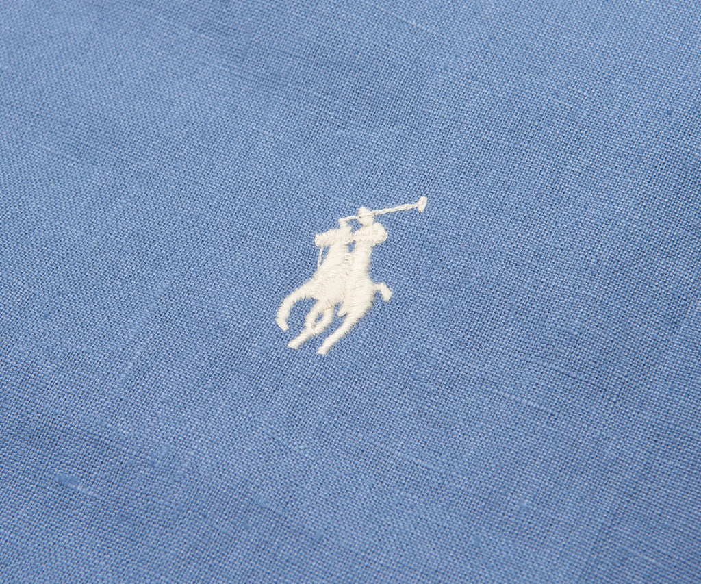 Ralph Lauren Blue Linen Harrington Jacket