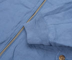 Ralph Lauren Blue Linen Harrington Jacket