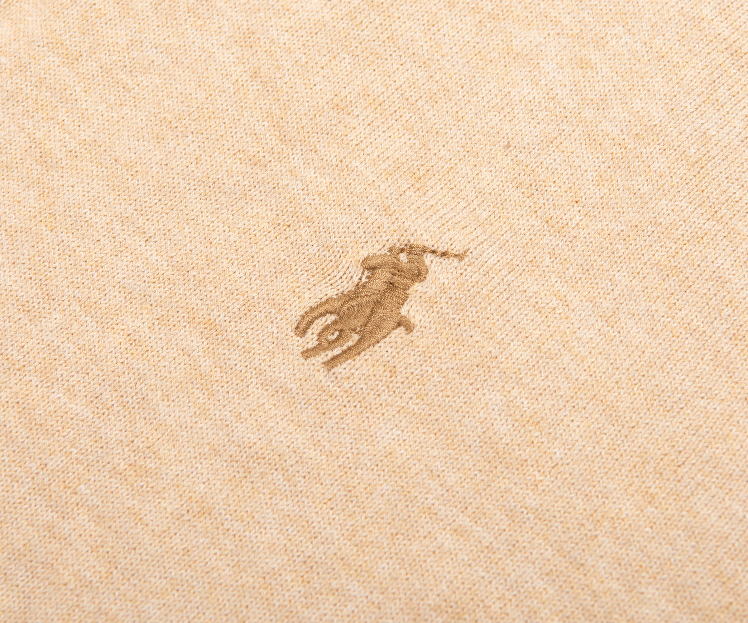 Ralph Lauren Camel Knitted Soft Polo