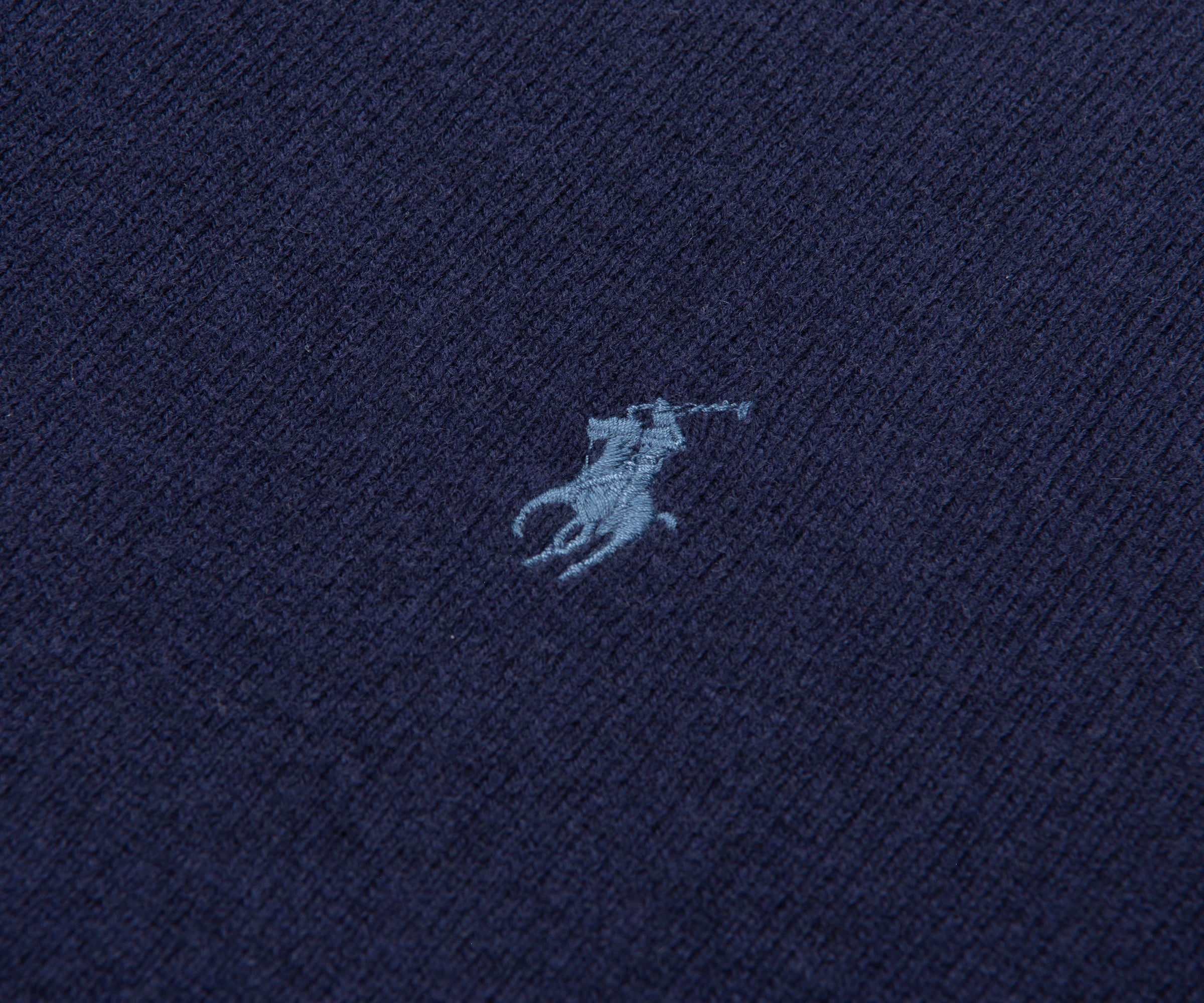 Ralph Lauren Classic Logo 1/4 Zip Knit Hunter Navy