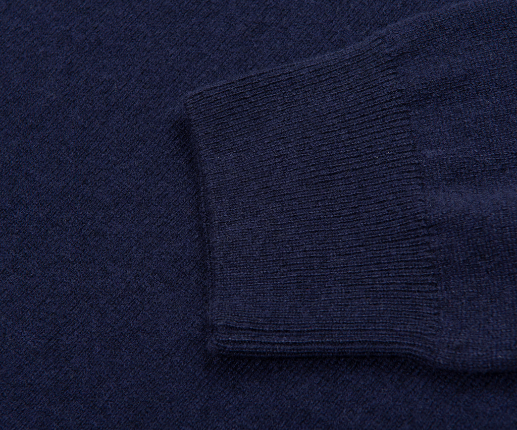 Ralph Lauren Classic Logo 1/4 Zip Knit Hunter Navy