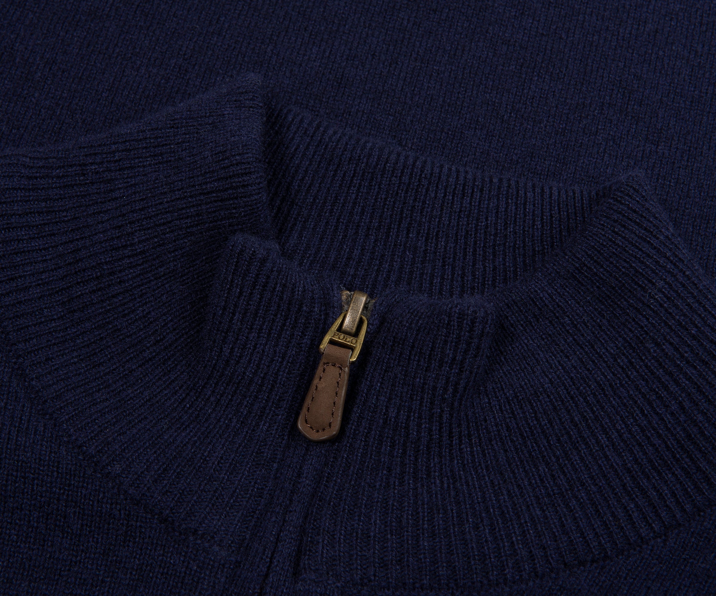 Ralph Lauren Classic Logo 1/4 Zip Knit Hunter Navy