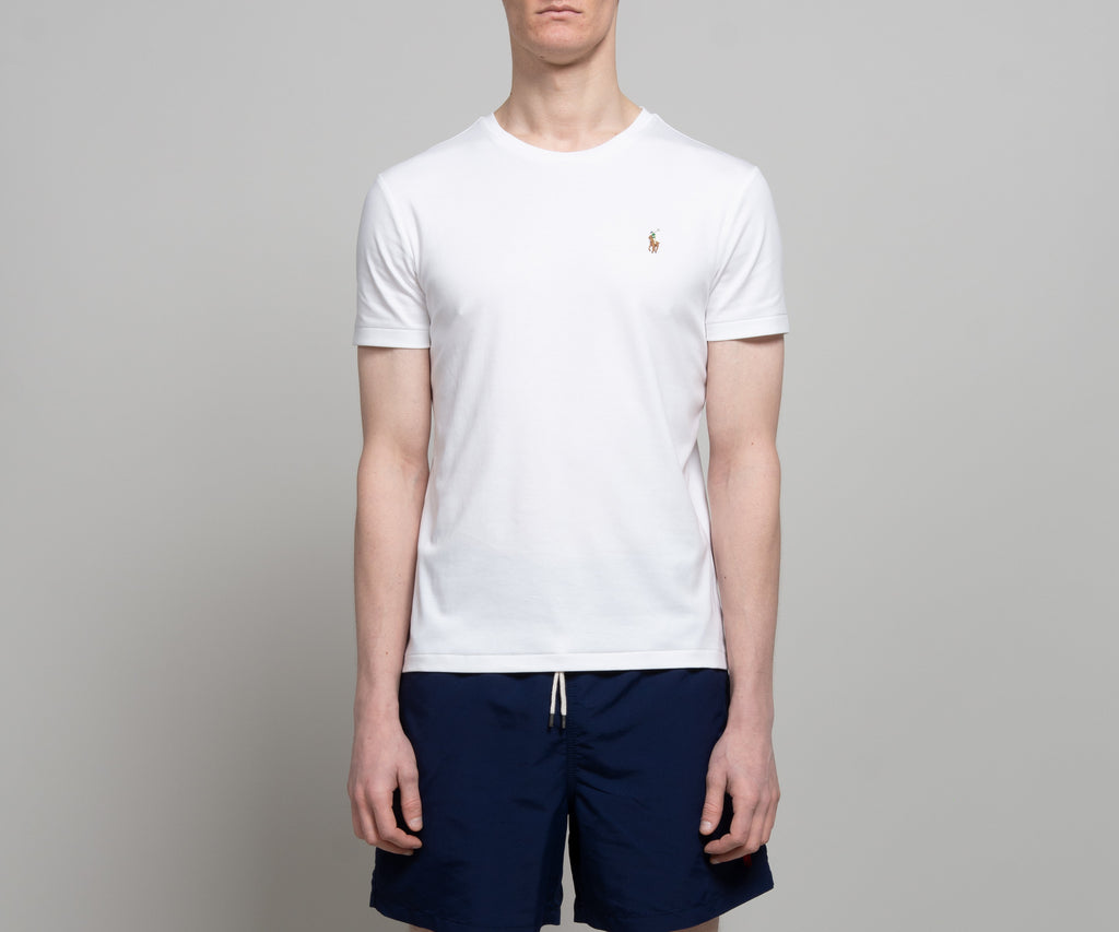 Ralph Lauren Custom Slim Soft Touch T-Shirt White