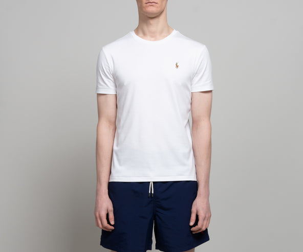 Polo Ralph Lauren Custom Slim Soft Touch T-Shirt White