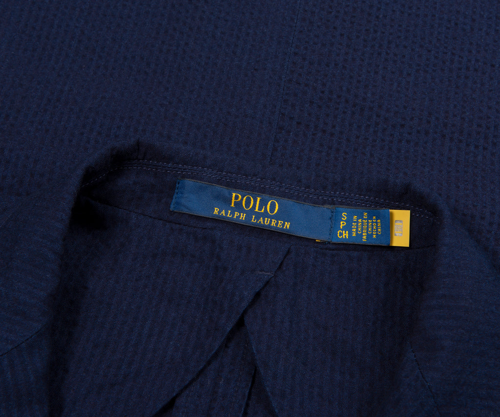 Navy blue shirt with Polo Ralph Lauren label