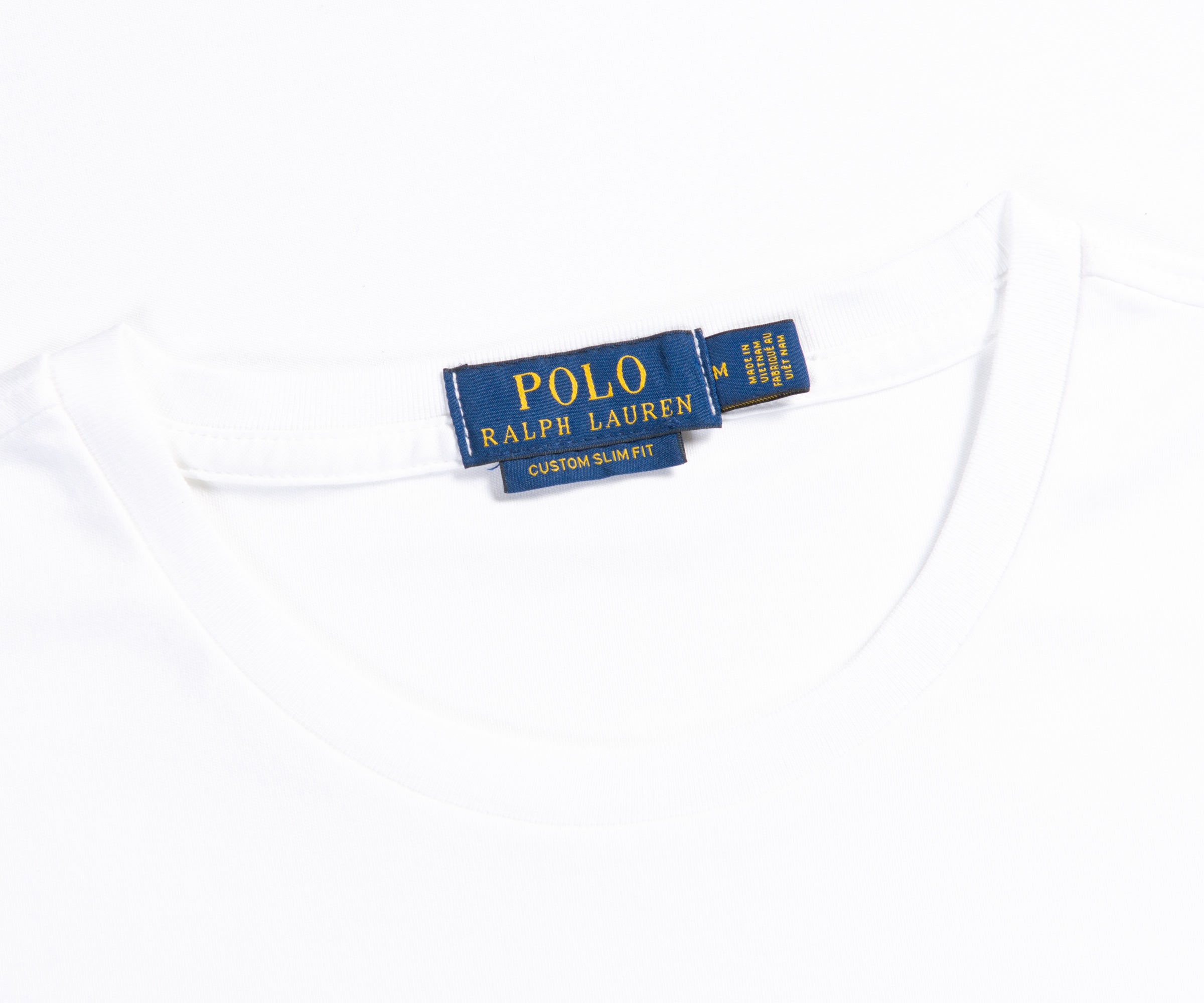 Ralph Lauren Custom Slim Soft Touch T-Shirt White