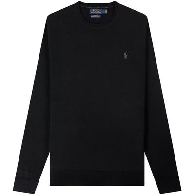 Polo Ralph Lauren LS Knit Crewneck Black