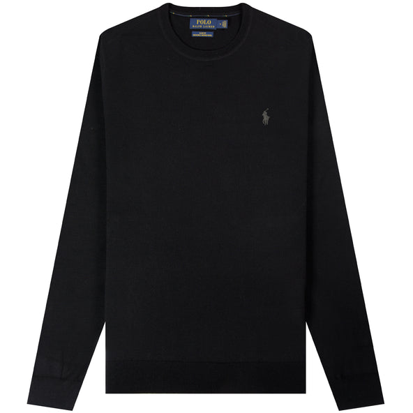 Polo Ralph Lauren LS Knit Crewneck Black