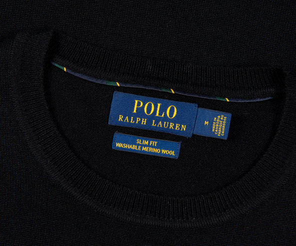 Polo Ralph Lauren LS Knit Crewneck Black