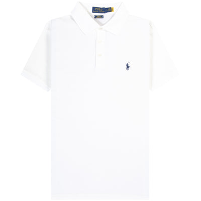 Polo Ralph Lauren 'Stretch Mesh' Slim Fit Polo White