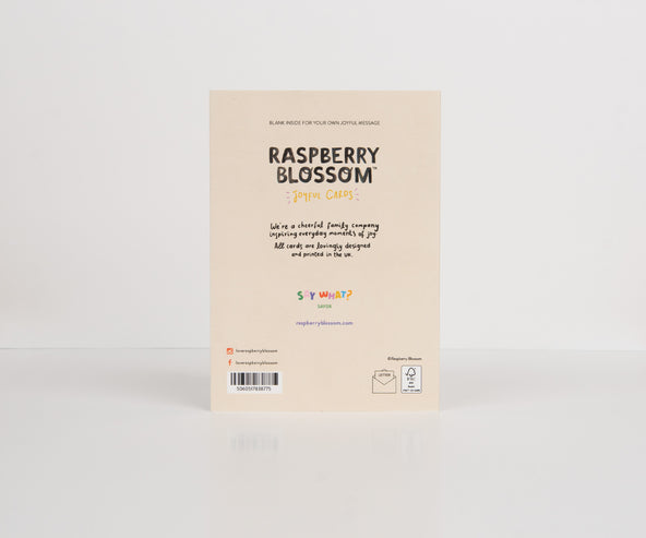 Raspberry Blossom 'Congrats' Big & Bold Card