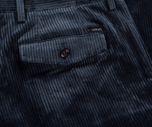 HUGO BOSS Riko-Pleats Thick Cord Navy