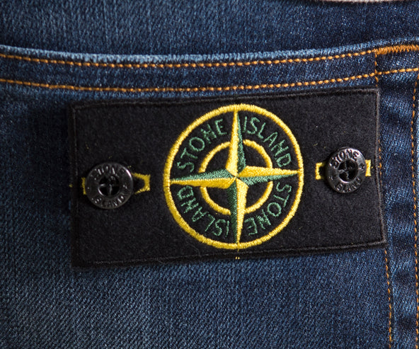Stone Island Slim Fit Denim Jeans Real Blue