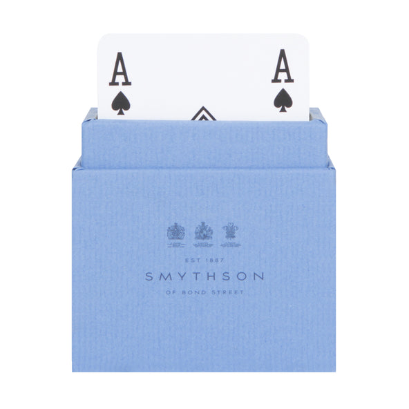 Smythson Playing Cards Twin Pack Blue