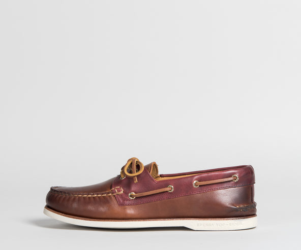 Sperry Gold Cup Camden Boat Shoe Leather Brown