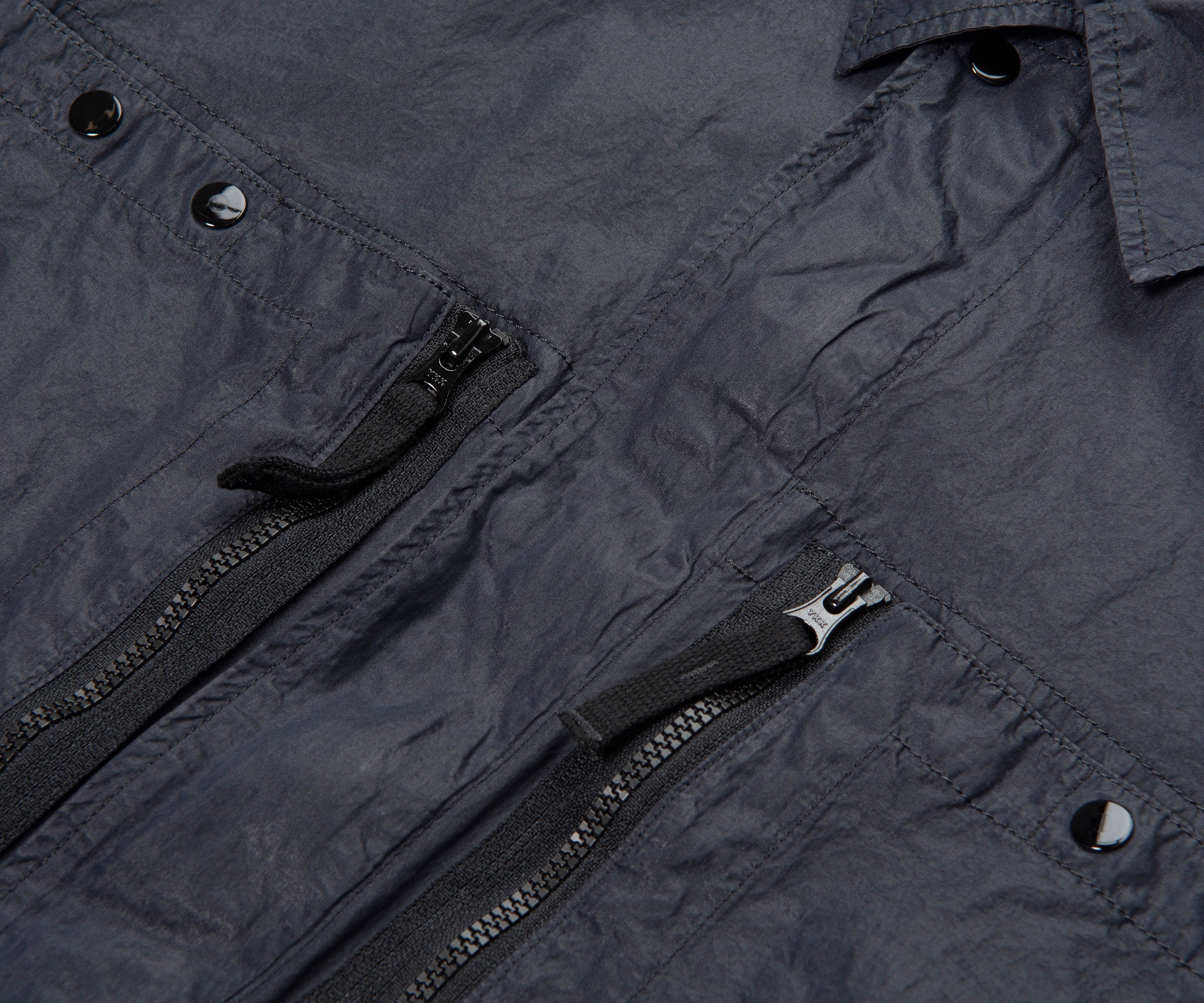 Stone Island Navy Nylon Technical Overshirt