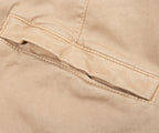 Close-up of beige fabric with stitching detail
