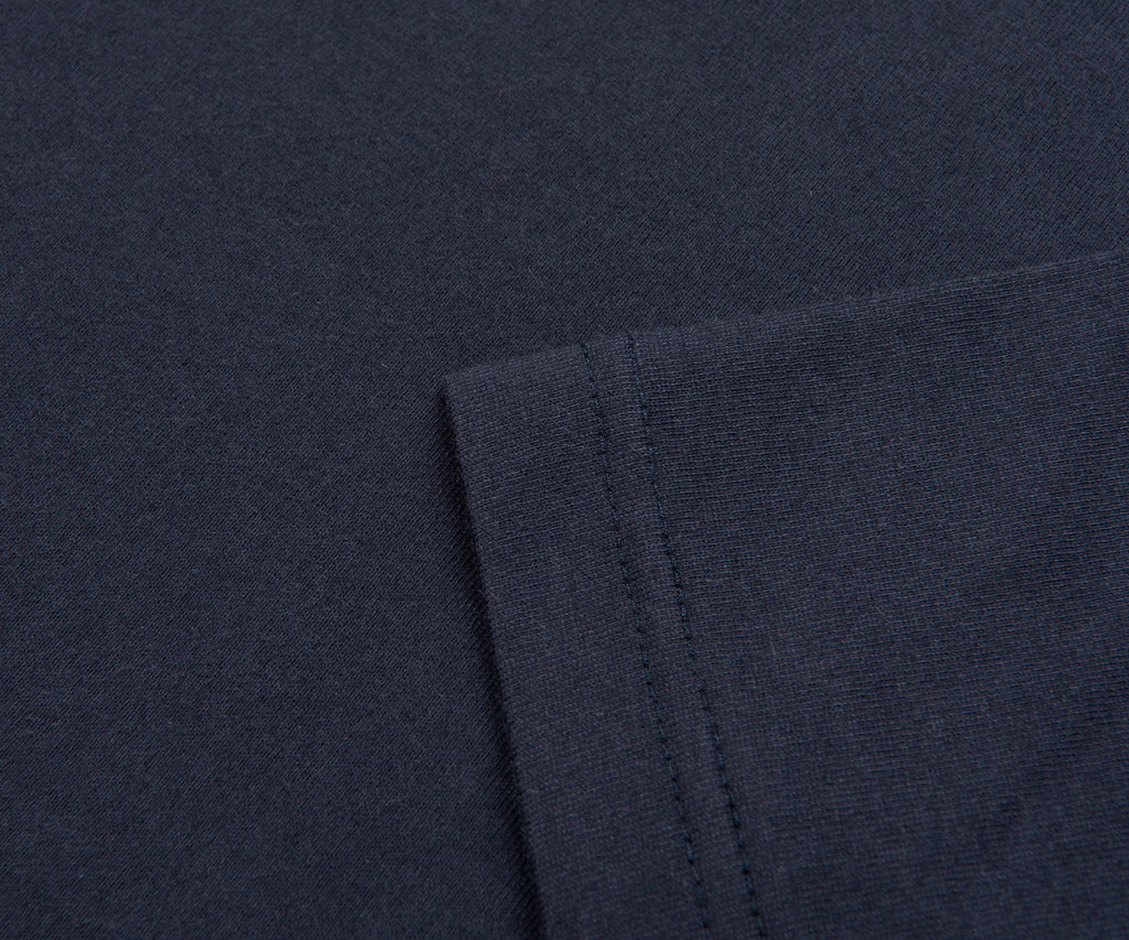 Thom Browne Navy Jersey Stripe Pocket Tee