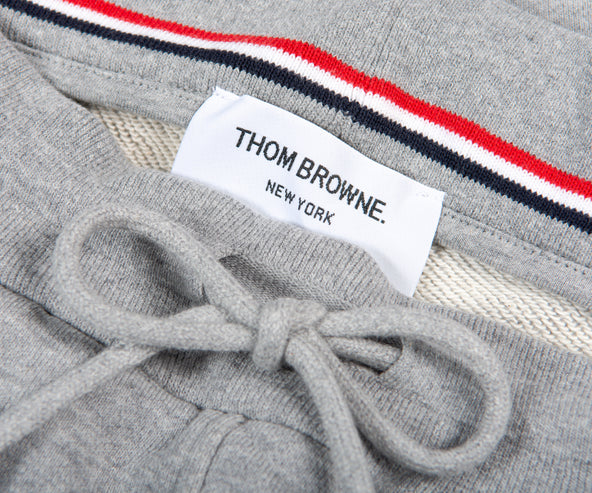 Thom Browne 'COTTON LOOPBACK KNIT' ENGINEERED 4-BAR SWEATPANT LIGHT GREY