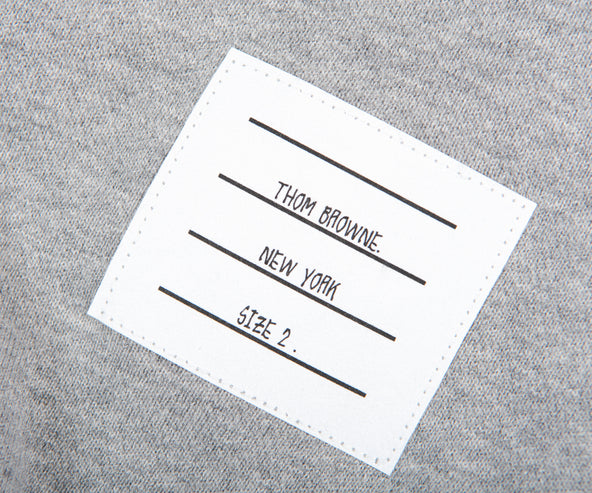 Thom Browne 'COTTON LOOPBACK KNIT' ENGINEERED 4-BAR SWEATPANT LIGHT GREY