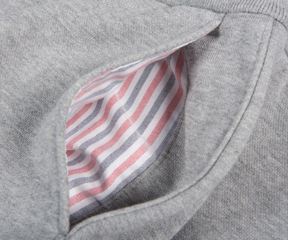 Thom Browne 'COTTON LOOPBACK KNIT' ENGINEERED 4-BAR SWEATPANT LIGHT GREY