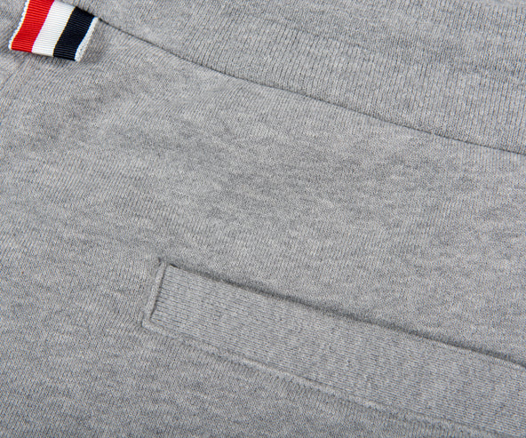 Thom Browne 'COTTON LOOPBACK KNIT' ENGINEERED 4-BAR SWEATPANT LIGHT GREY