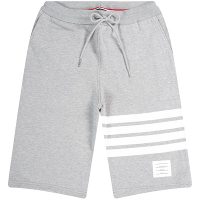 Thom Browne 'COTTON LOOPBACK' ENGINEERED 4-BAR SWEAT SHORTS LIGHT GREY