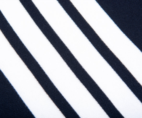 Thom Browne 'LOOPBACK JERSEY KNIT' 4-BAR CREW NECK SWEATSHIRT NAVY