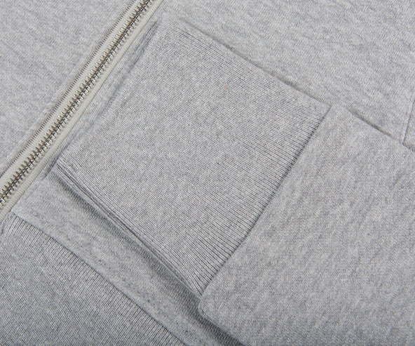 Thom Browne LOOPBACK JERSEY KNIT ENGINEERED 4-BAR CLASSIC HOODIE LIGHT GREY