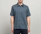 Paul Smith Zig Zag Cotton Print Shirt Green