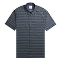 Paul Smith Zig Zag Cotton Print Shirt Green