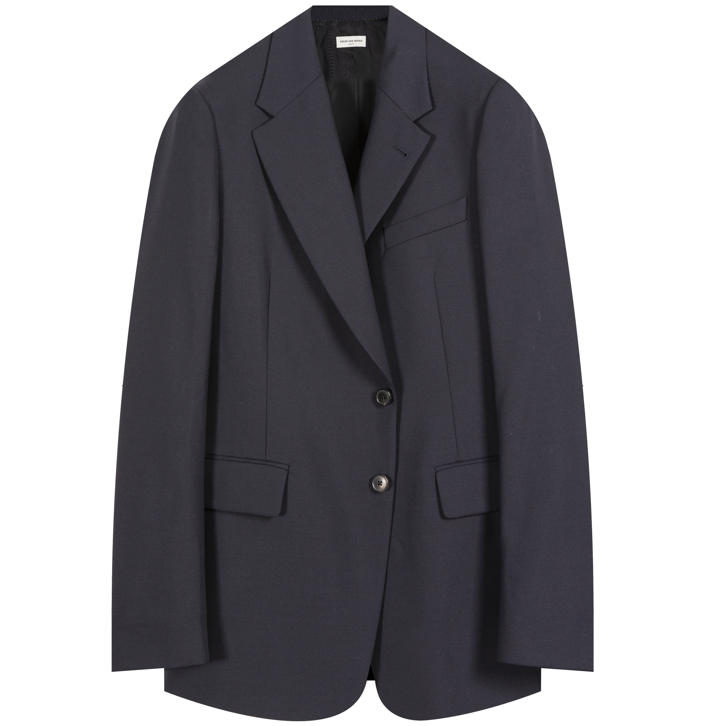 Dries Van Noten ’Burness’ Suit Jacket Navy