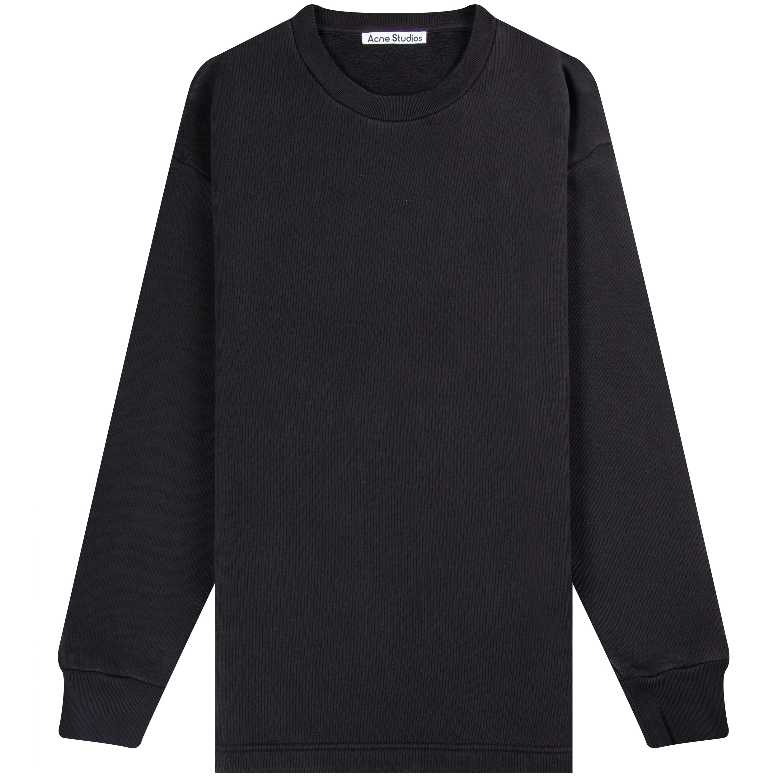 Acne Studios ’Embroidered Text’ Sweatshirt Black