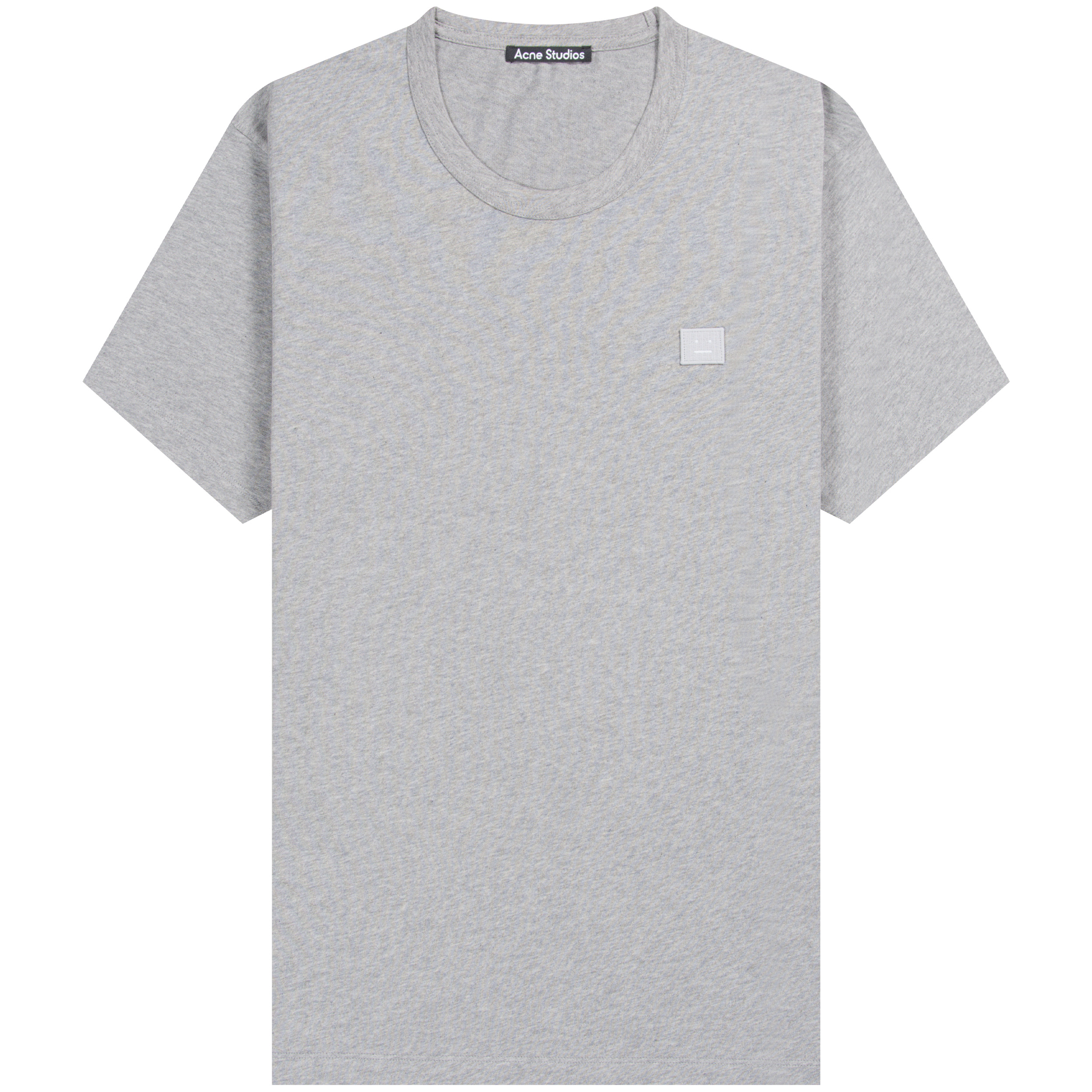 Acne Studios ’Nash Face’ T-Shirt Light Grey Melange
