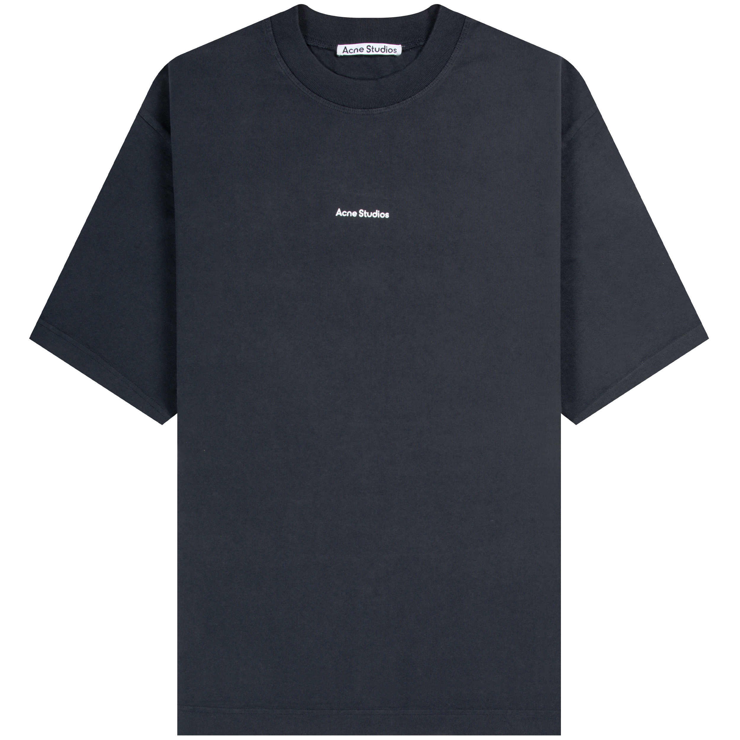 Acne Studios ’Extorr’ Stamp Logo T-Shirt Black