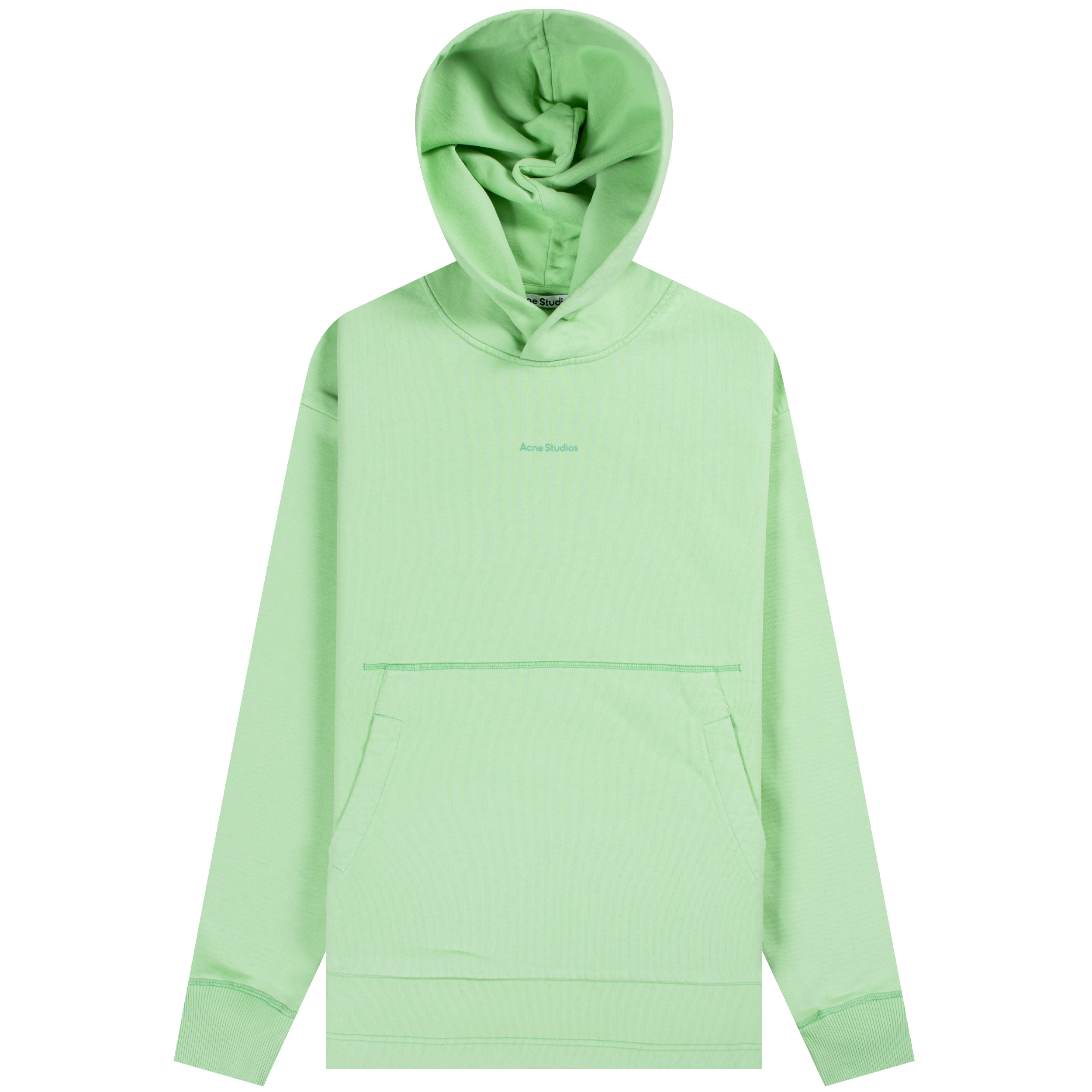 Acne Studios ’Oversized Centre Logo’ Hooded Sweatshirt Mint Green