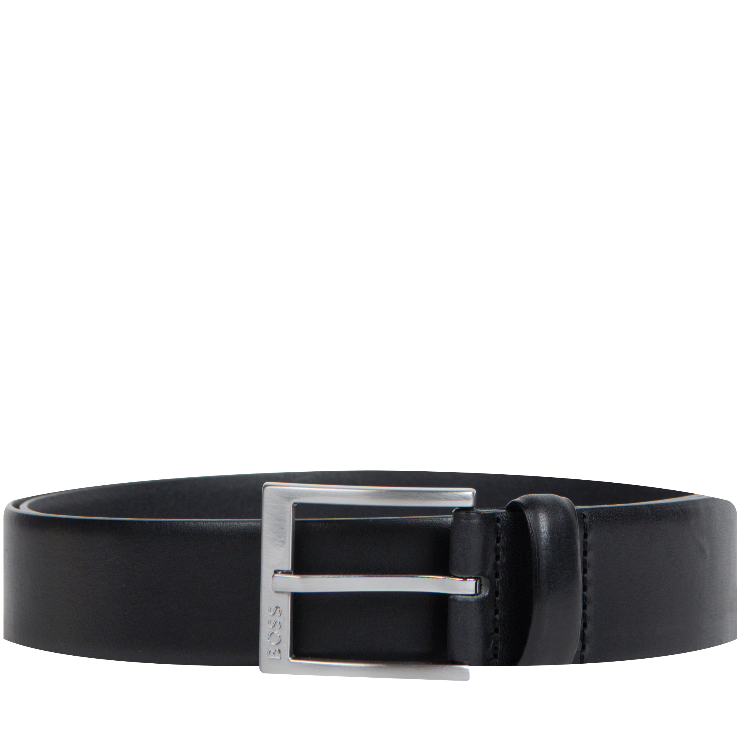 BOSS ’Erron’ Leather Belt Black