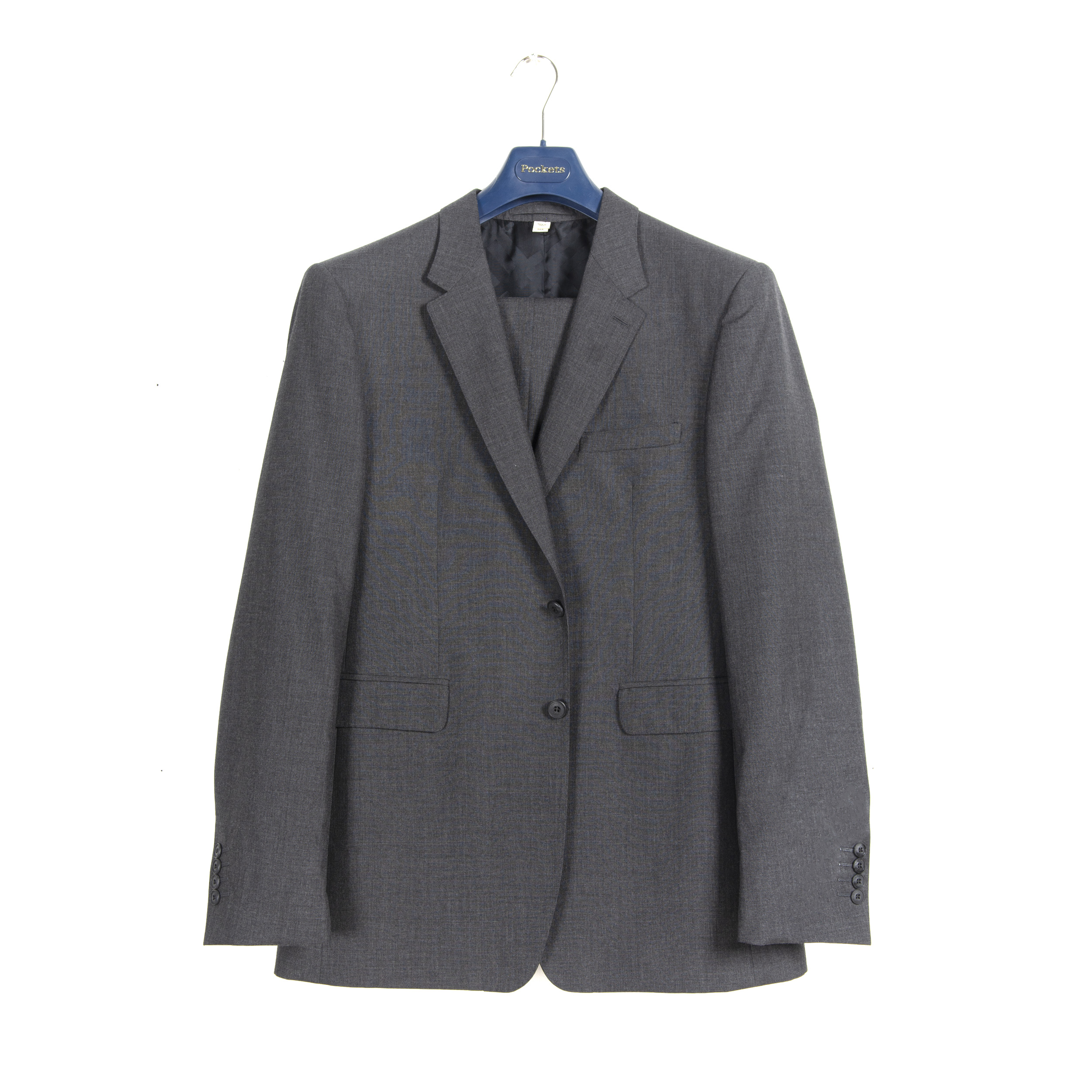 Burberry Millbank Wool Suit Charcoal