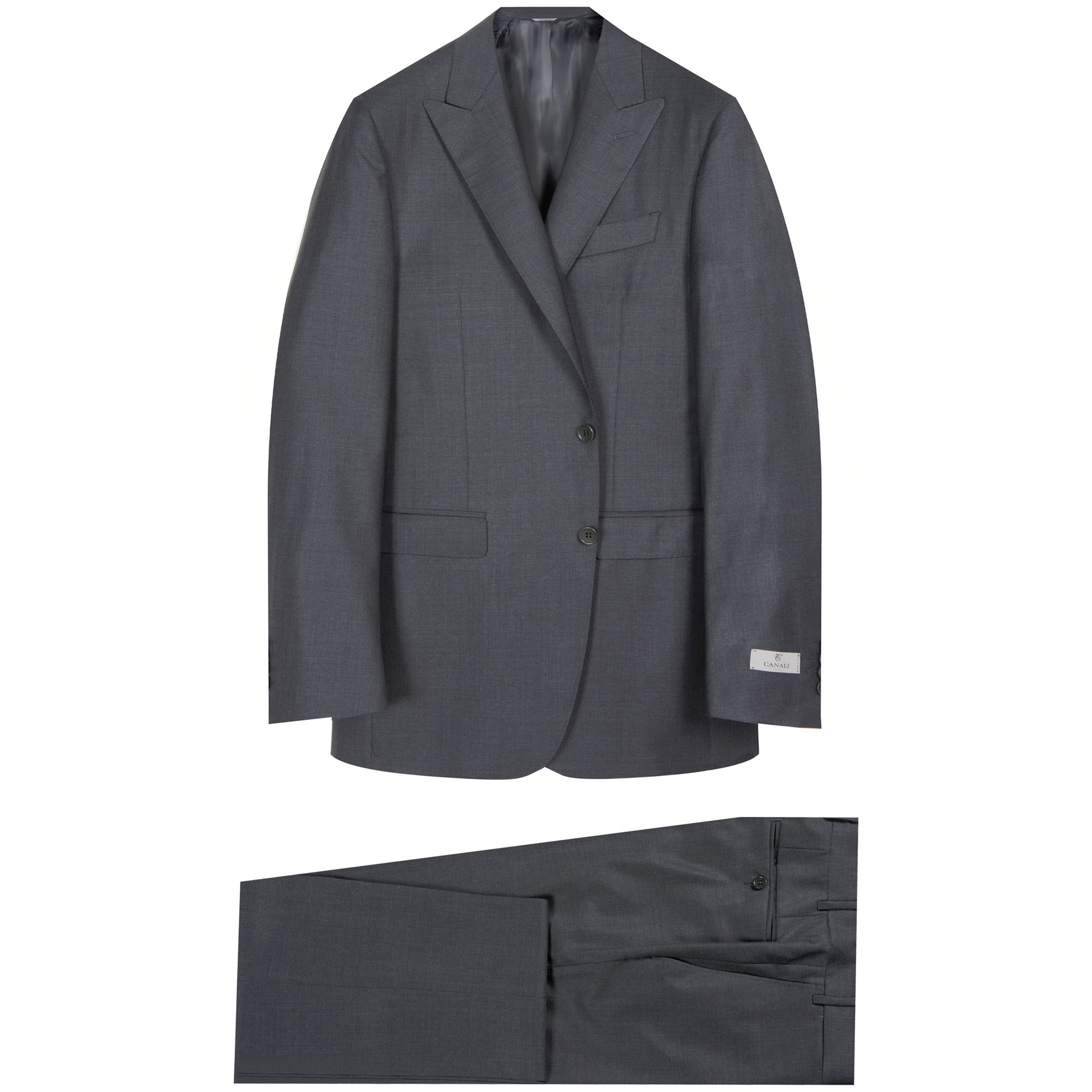 Canali Milano Fit Suit Charcoal